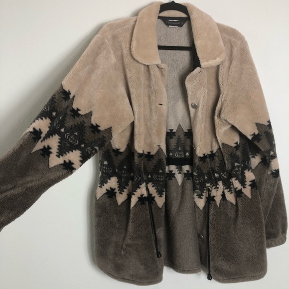 VINTAGE Black Diamond Soft n Cozy Mountain Jacket - Picture 2 of 7